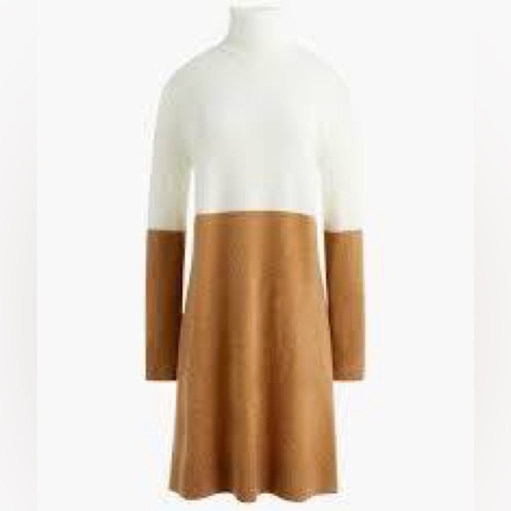 NWT J.Crew Factory Color-block Sweater Dress